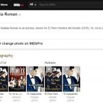 Nati Roman en IMDB